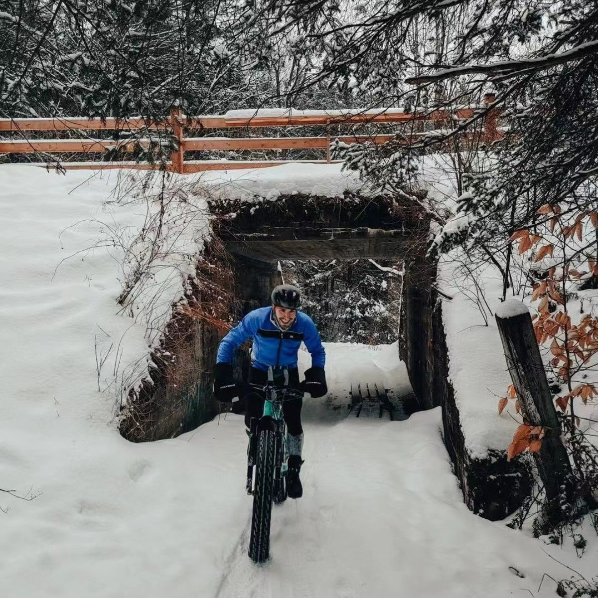 leaving bike outside in winter