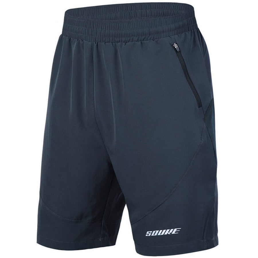 Souke Men's 4D Padded Cycling Underwear Shorts-PS6018-Black