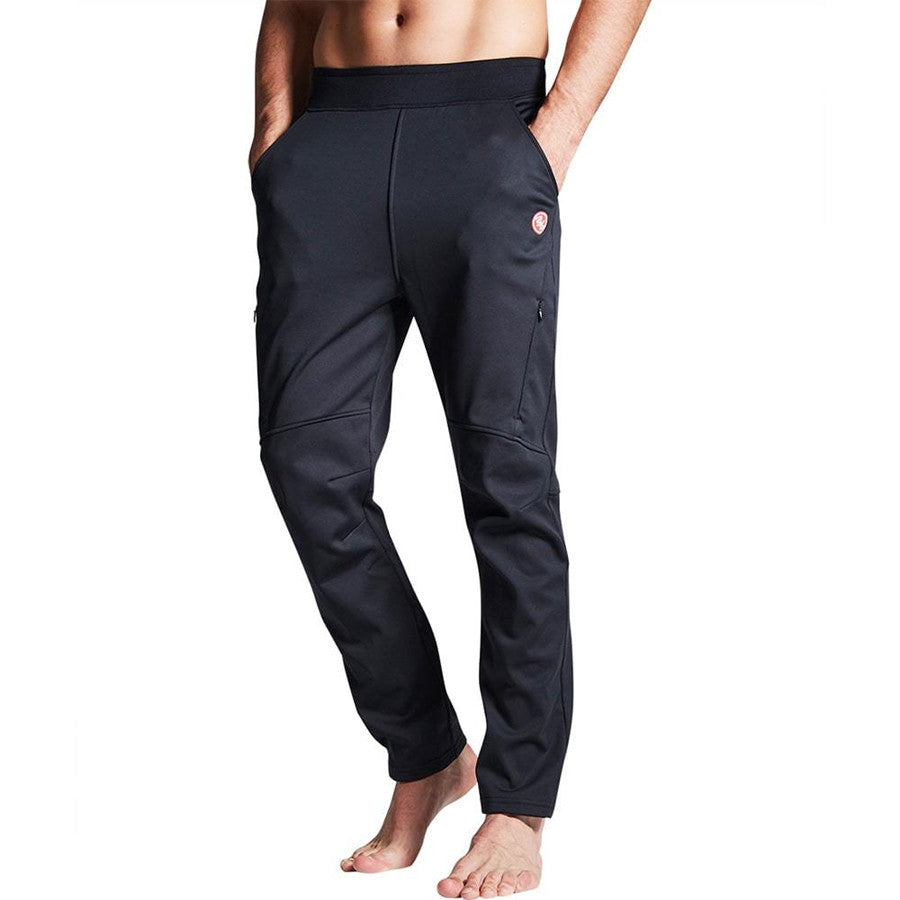Men'S Compression Thermal Fleece Lined Sports Leggings For Running, Hiking  Or Working Out