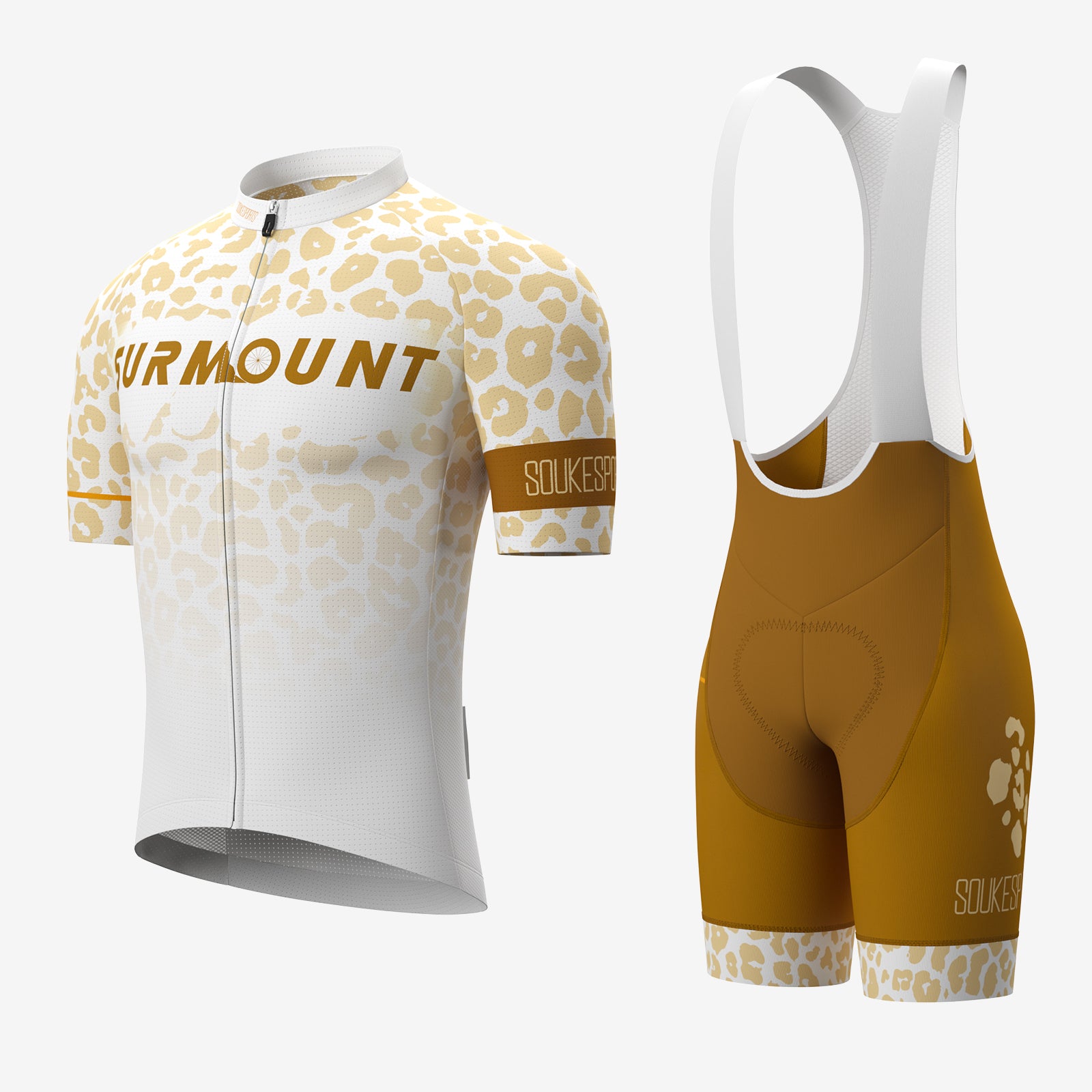 Leopard Print Unisex Cycling Set CS1197+BS1617