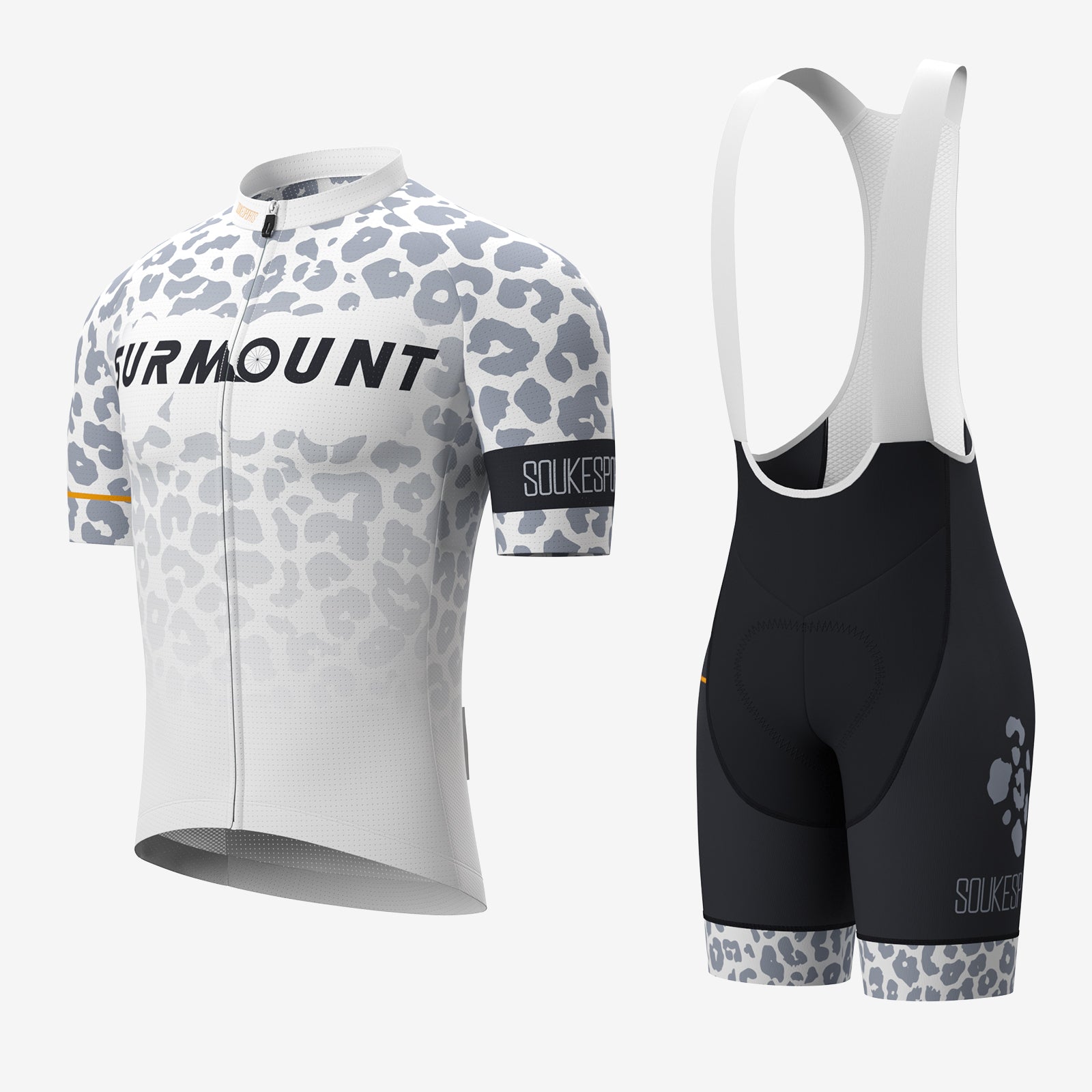 Leopard Print Unisex Cycling Set CS1197+BS1617