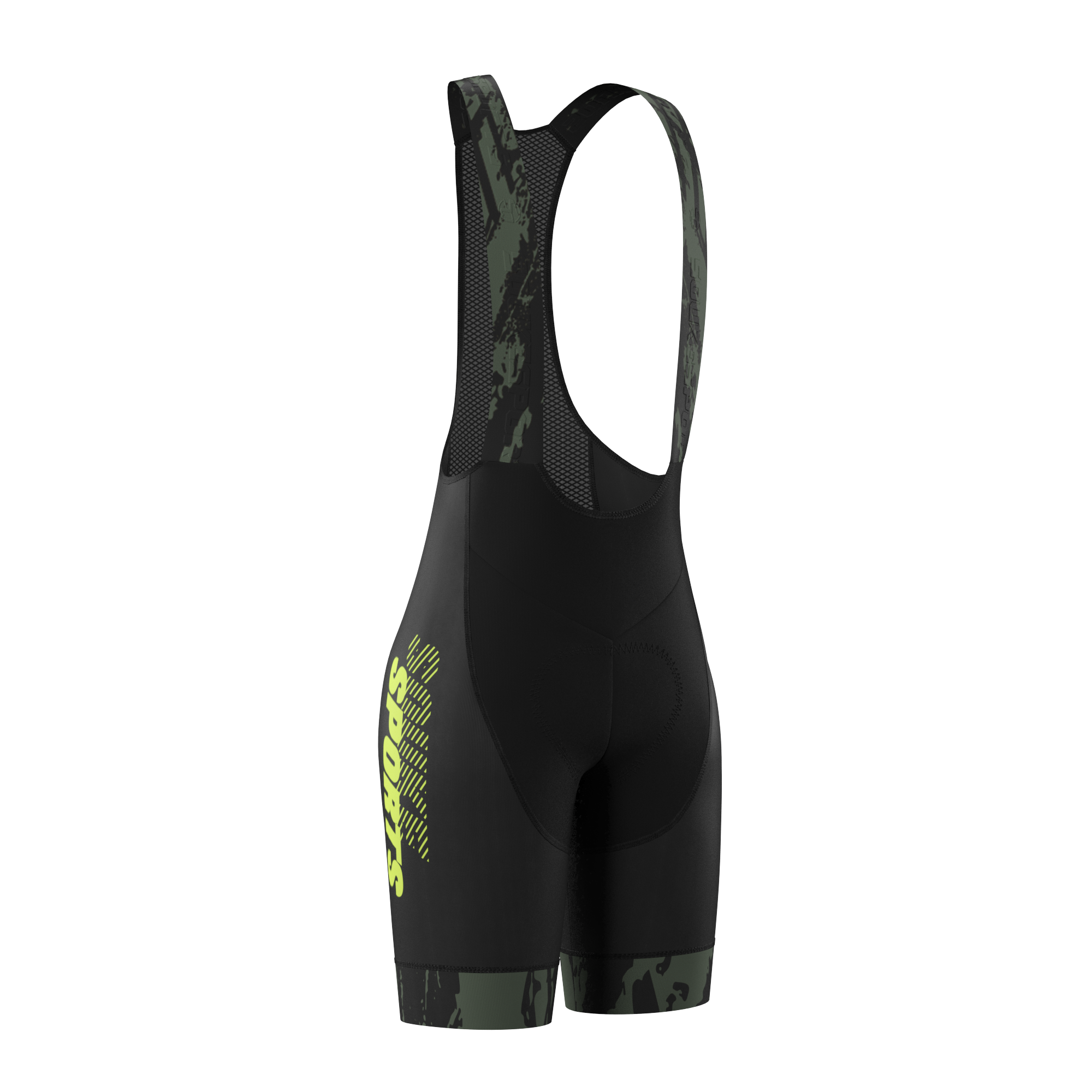 Souke Mens 'Pro Cycling BIB-Shorts BS1601 - Schwarz