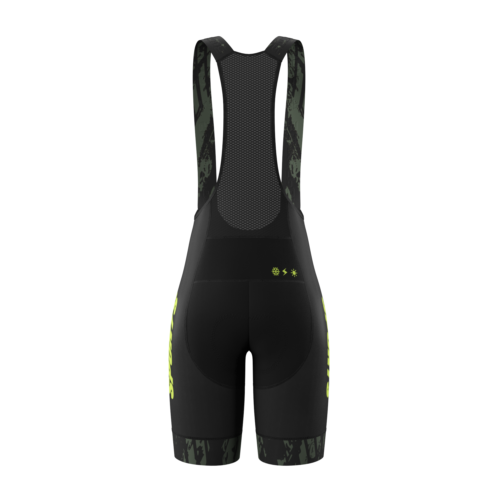 Souke Mens 'Pro Cycling BIB-Shorts BS1601 - Schwarz