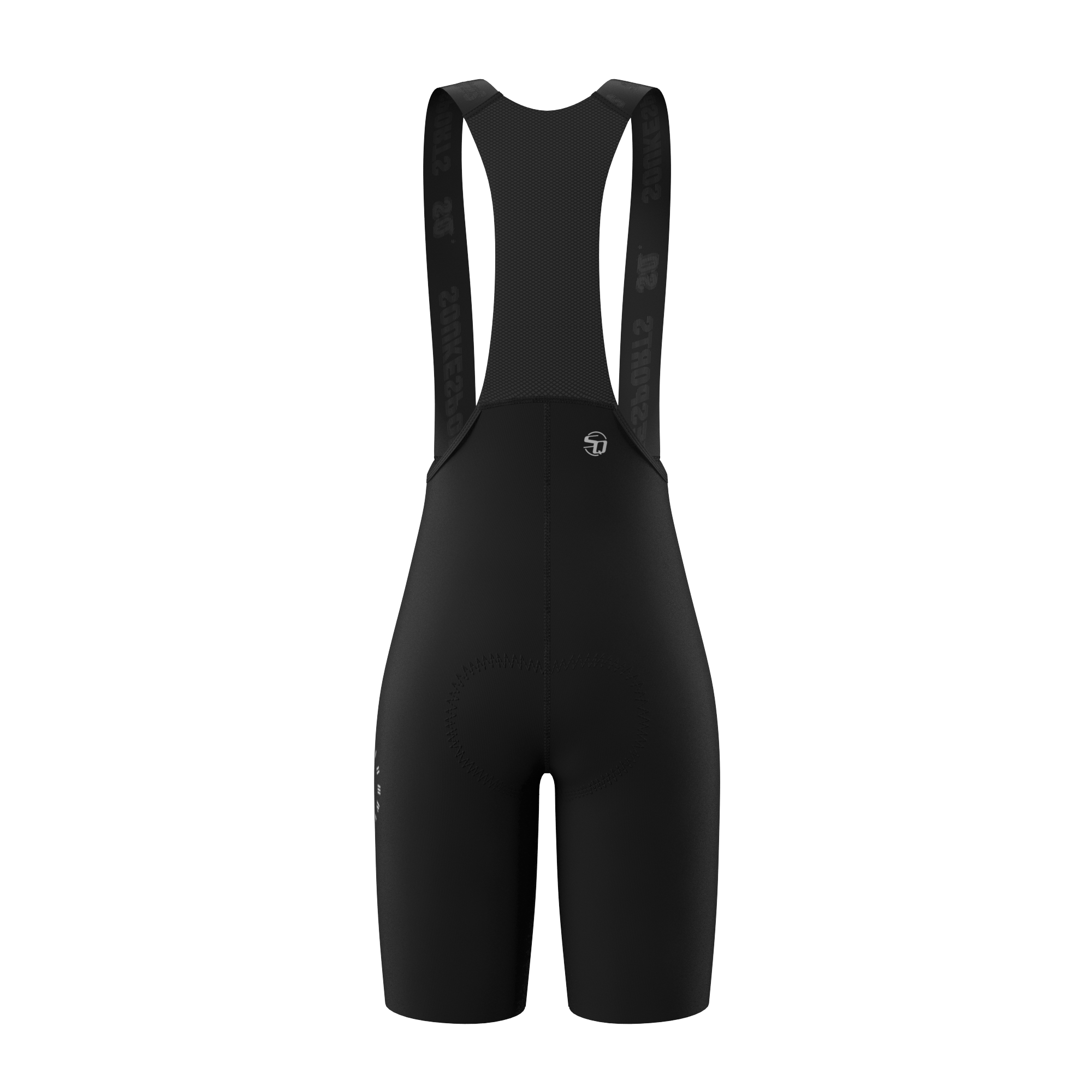 Souke Mens'Pro Cycling Bib Shorts BS1601 - Black