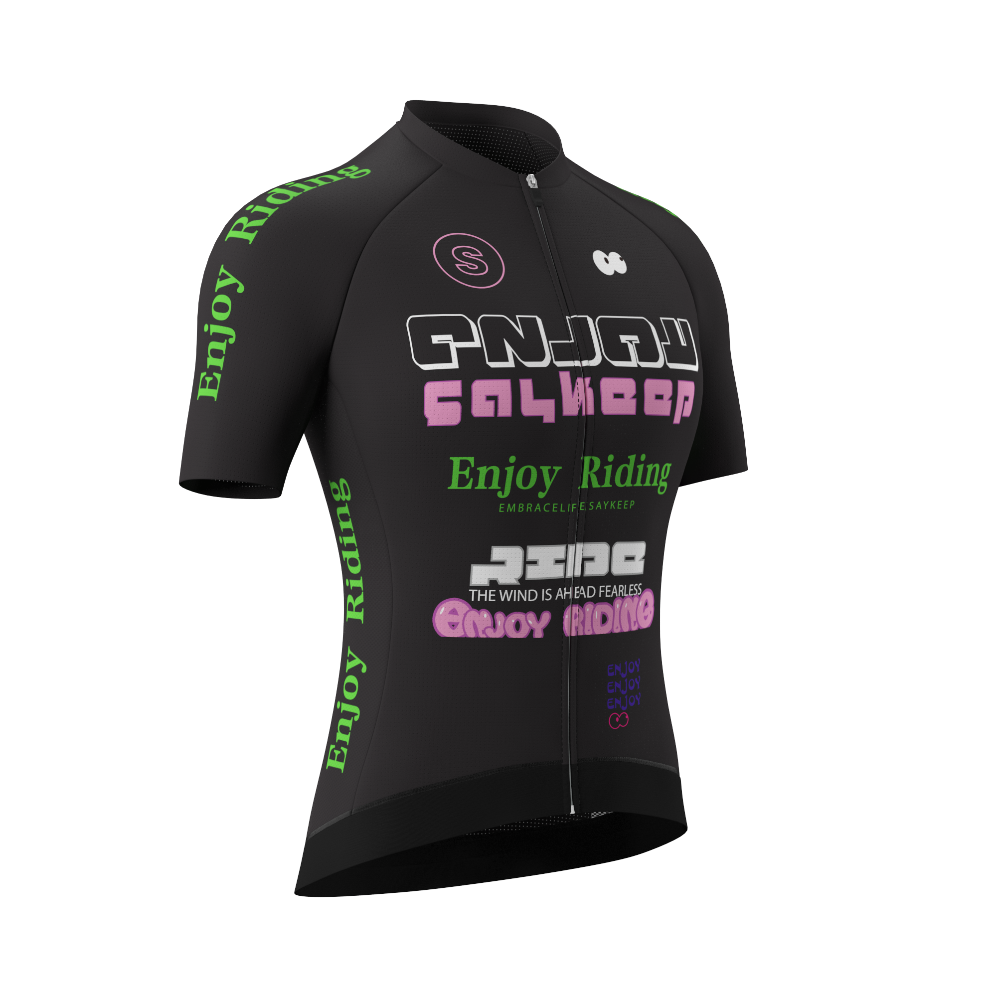 Women's Basic "ENJOY RIDING" Jersey CS3137