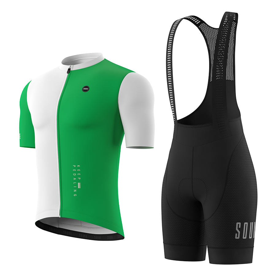 Unisex Cycling Gear Suits-Jersey+Bib Shorts+Accessories