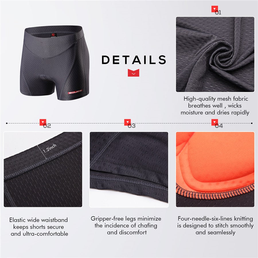 Cycling Underwears WOSAWE Padded Cycling Shorts Women Breathable Mesh Cycling  Underwear Shockproof Riding Bicycle Underpant MTB Road Bike Shorts 230428  From Shenping03, $11.11