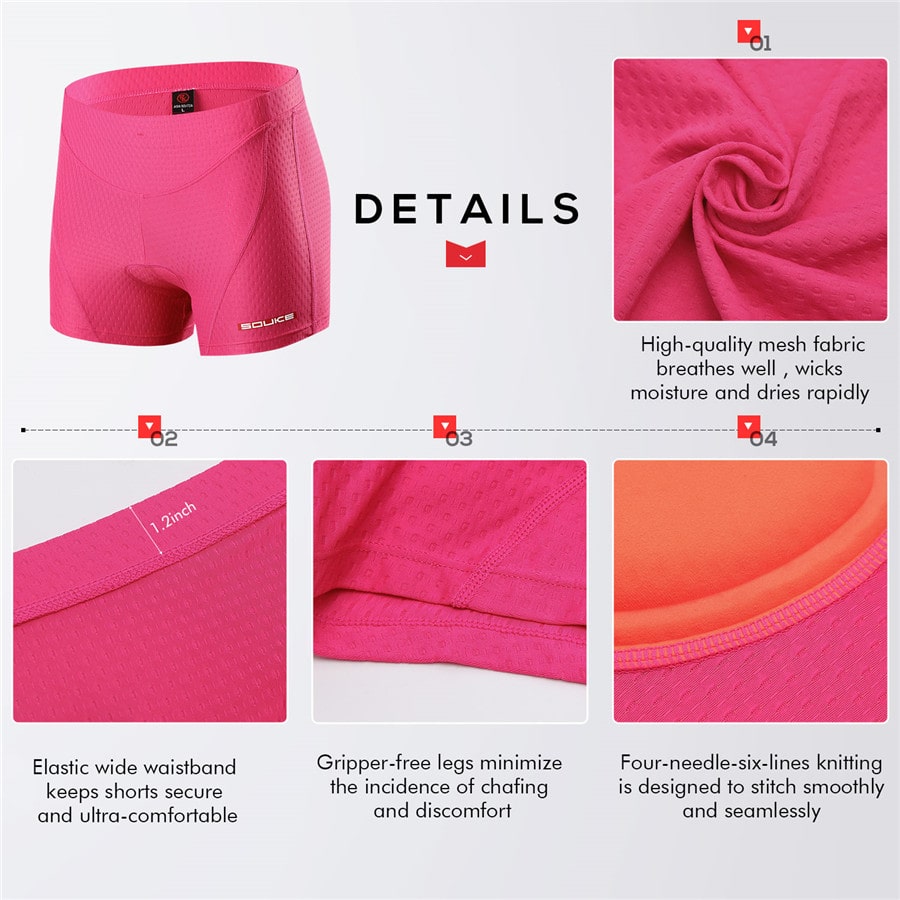 Pink Gym Shorts & Cycling Shorts