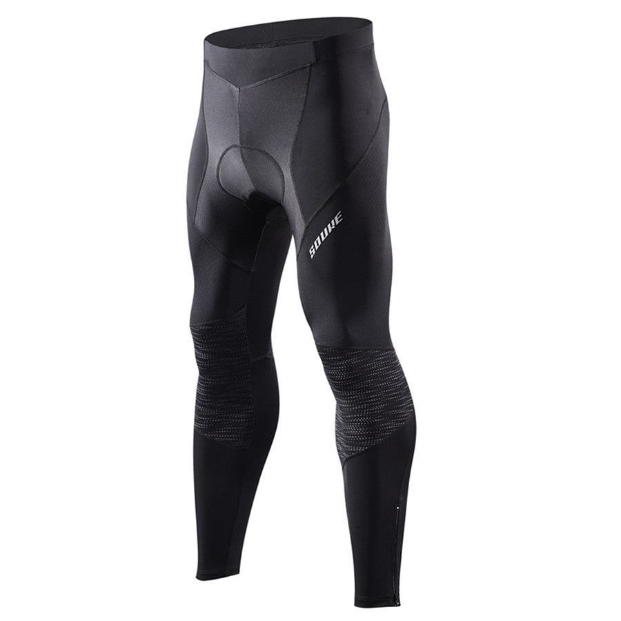 Men's Cycling Tights 4D Padded Road Bike Tights Breathable Fleeced-PA8
