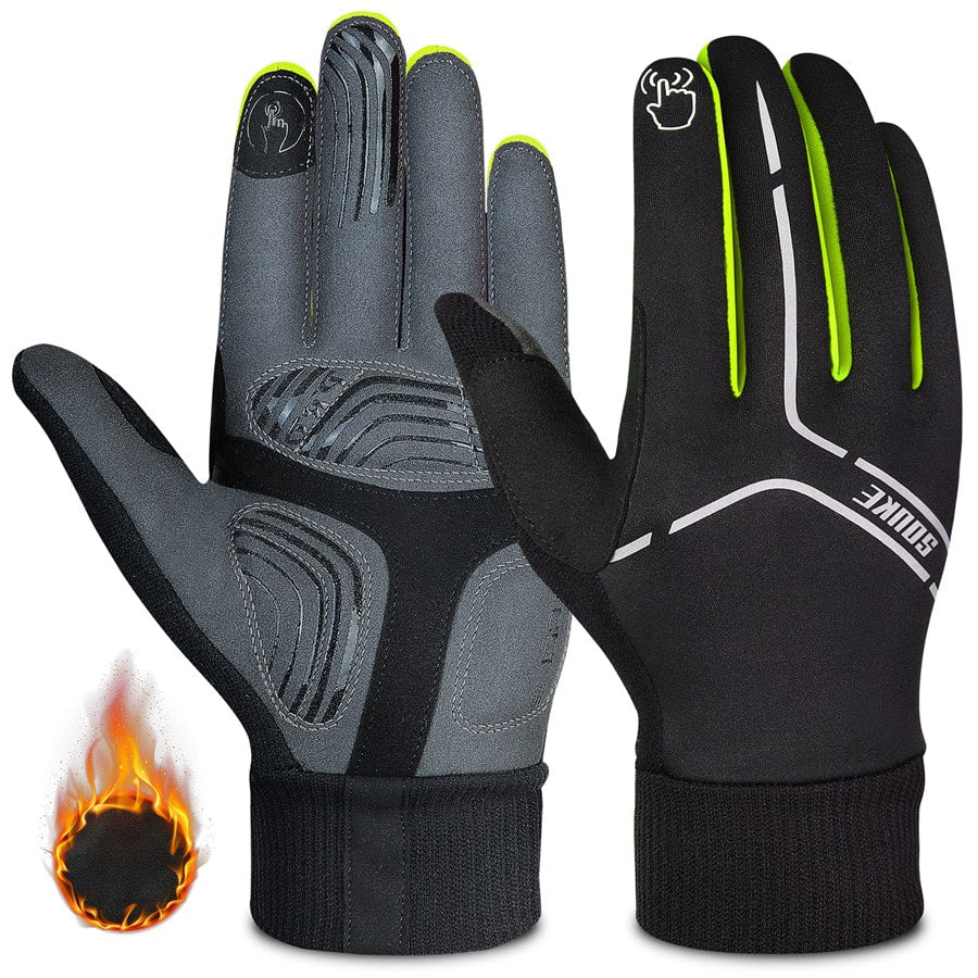 Souke Sports Winter Cycling Gloves Men Women, Touch Screen Padded Bike Glove  Water Resistant Windproof Warm Anti-Slip for Running, Biking, Workout,  Gloves -  Canada