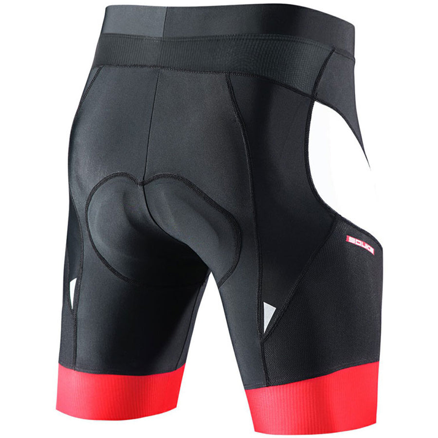 Souke Men's 4D Padded Quick Dry Cycling Shorts-CPS5000-Red