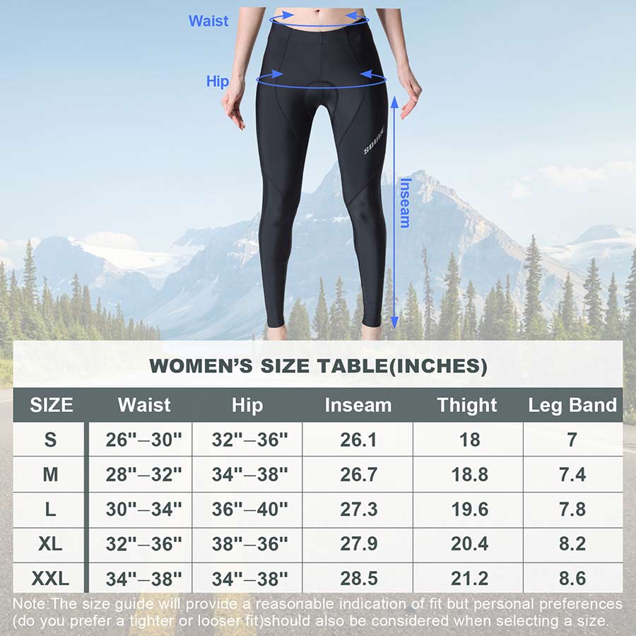Ladies Cycling Tights 3D GEL Padded Compression Leggings Womens Tights  Trousers -  Australia